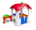 Casinha de Brinquedo e Boneca Acessivel Freso Petit c/ Mesinha e Banco