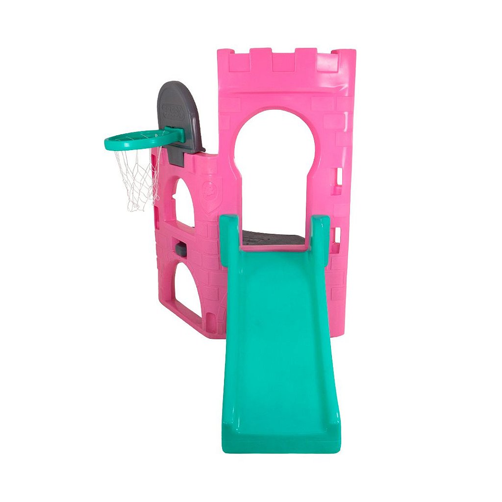 Playground Pocket SereiaPlay Freso com Escorregador Infantil e Cestinha 3