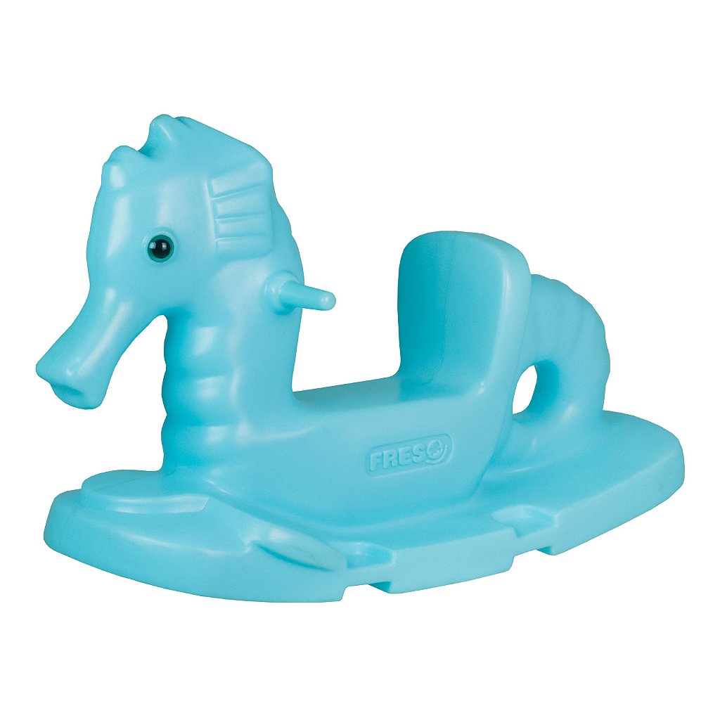 Gangorra Infantil de Plástico Cavalo Marinho Azul Baby Dream Freso