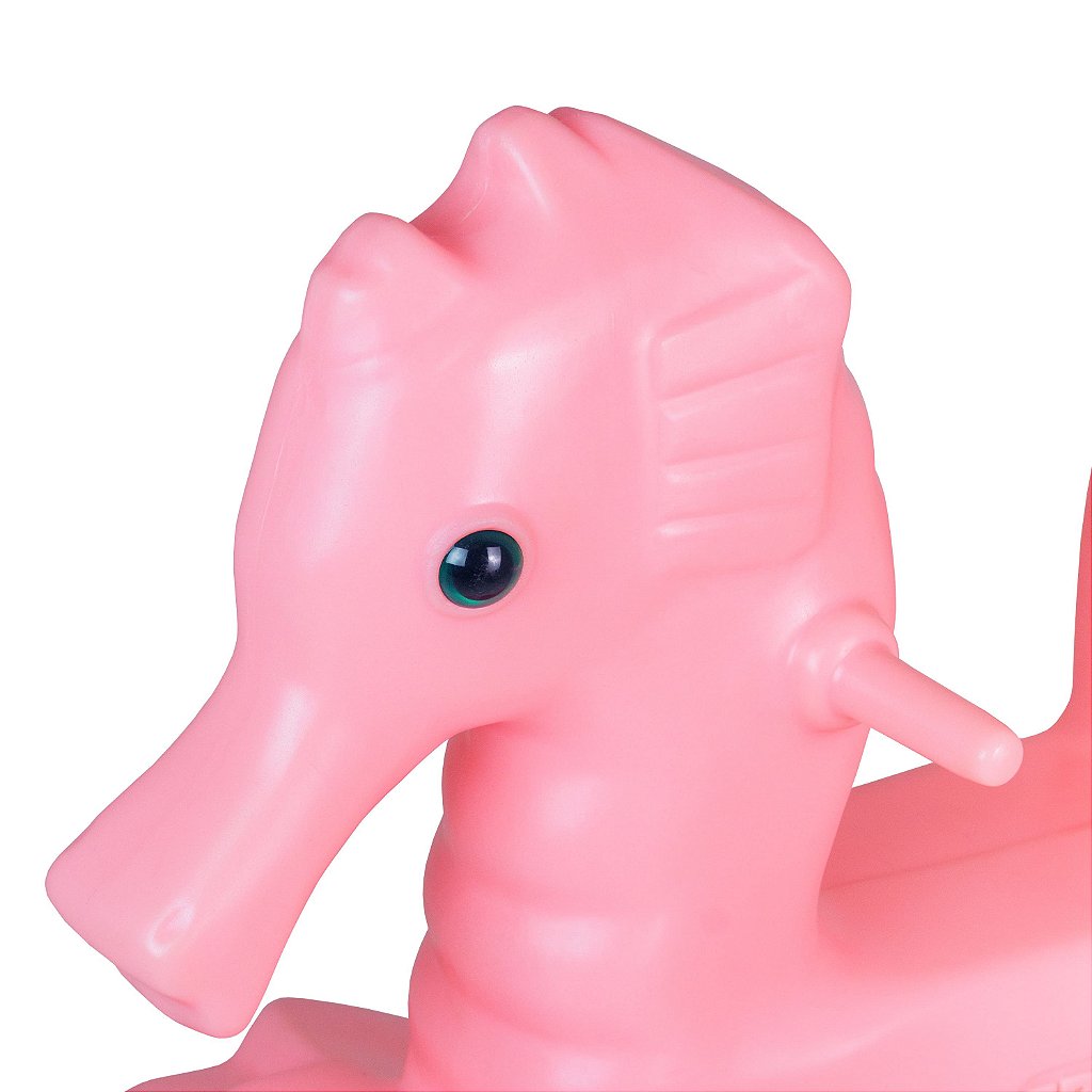 Gangorra Infantil de Plástico Cavalo Marinho Rosa Baby Dream Freso 3