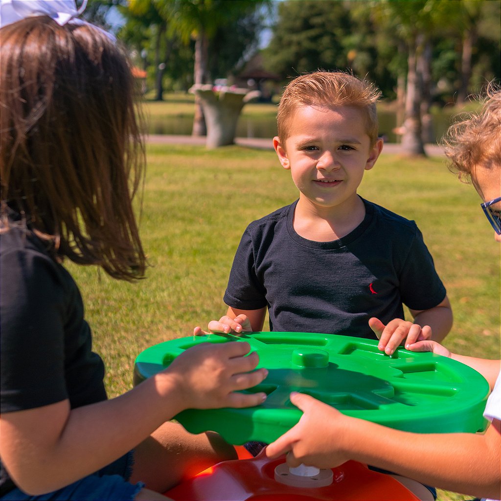 Brinquedo Gira Gira Infantil de Plástico 3 Lugares Freso 5