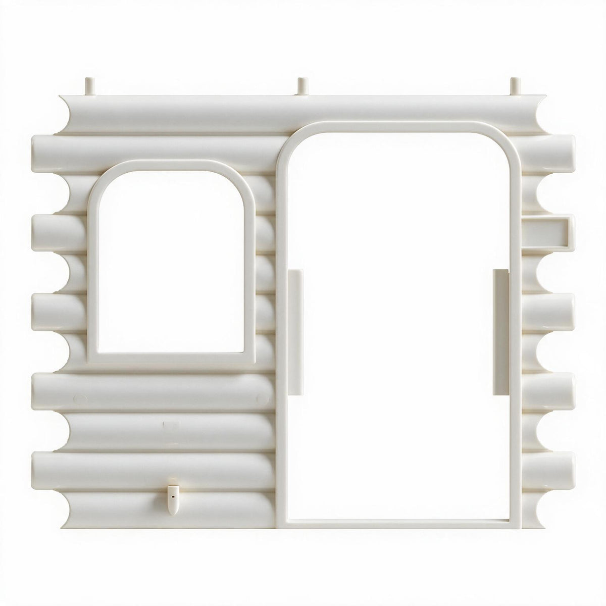 Parede Chalé Porta e Janela Freso