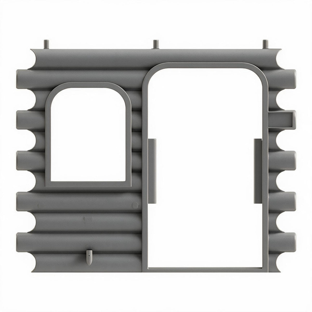 Parede Chalé Porta e Janela Freso