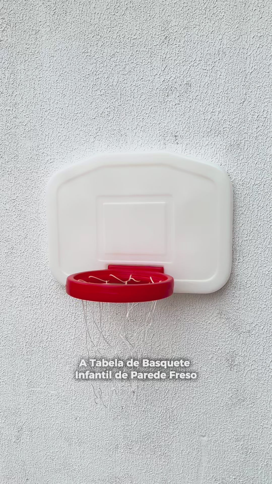 Tabela de Basquete Infantil Cesta Parede Freso