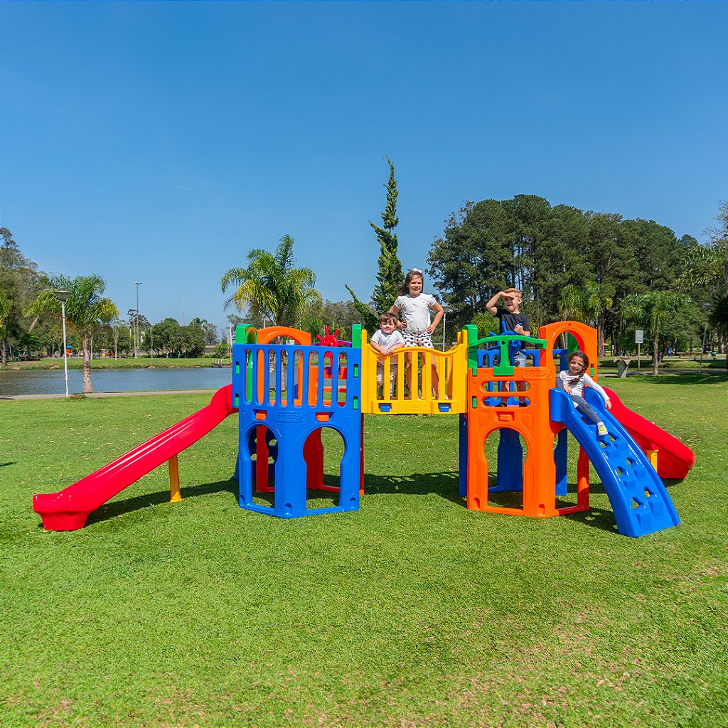 Playground Royal Play Plus com Escorregador Infantil Freso 3